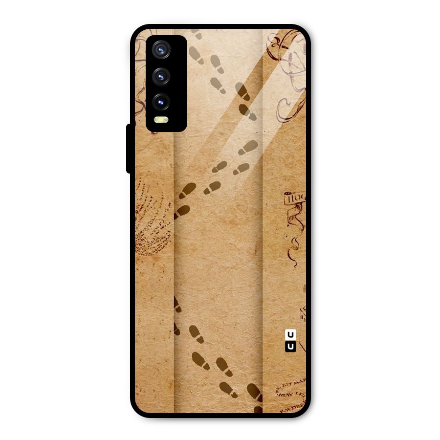 Footsteps Metal Back Case for Vivo Y20