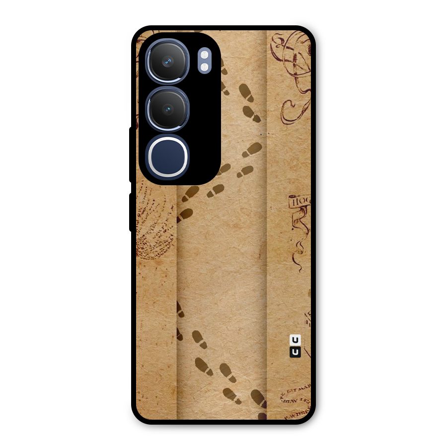 Footsteps Metal Back Case for Vivo Y29