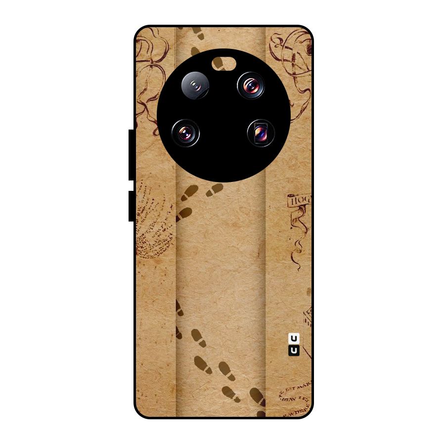 Footsteps Metal Back Case for Xiaomi 13 Ultra