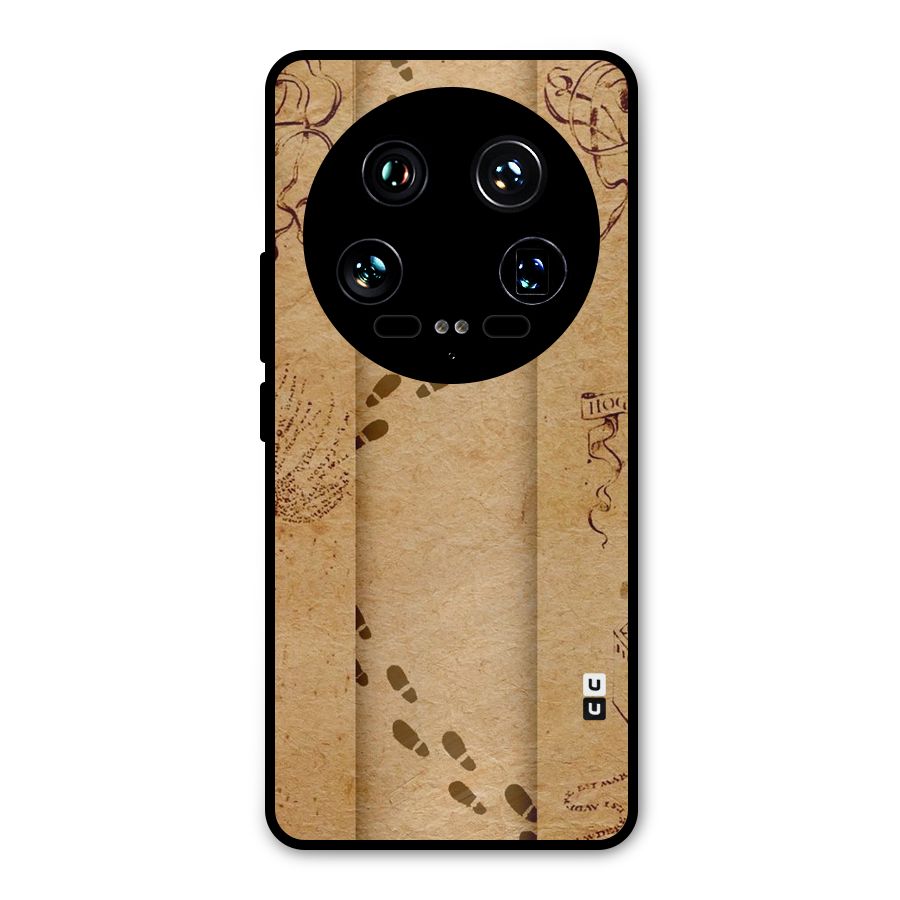 Footsteps Metal Back Case for Xiaomi 14 Ultra