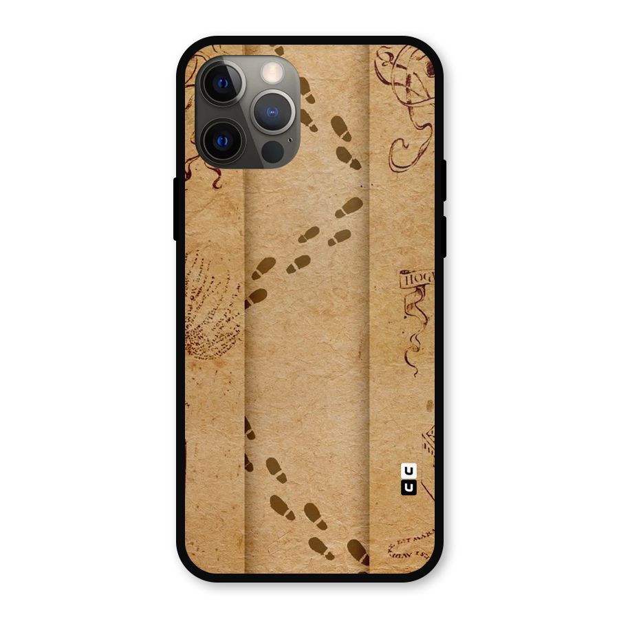 Footsteps Metal Back Case for iPhone 12 Pro