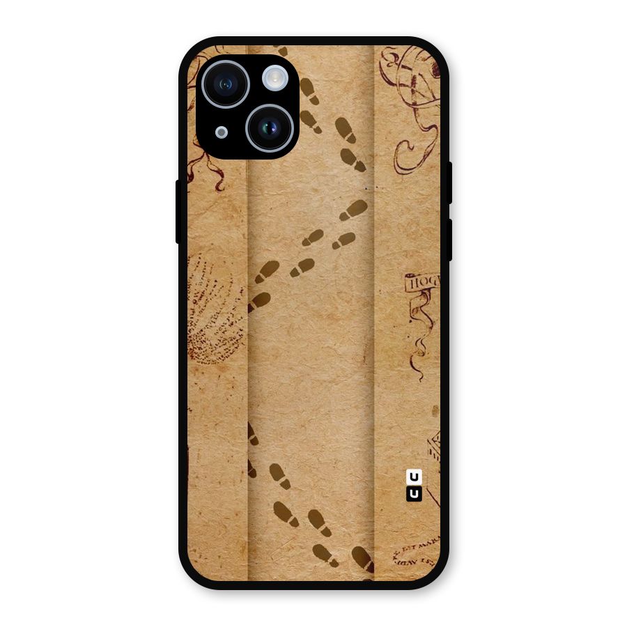 Footsteps Metal Back Case for iPhone 14
