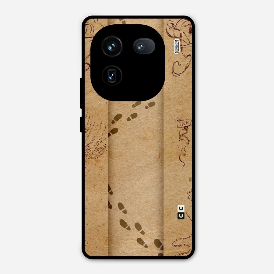 Footsteps Metal Back Case for iQOO 12