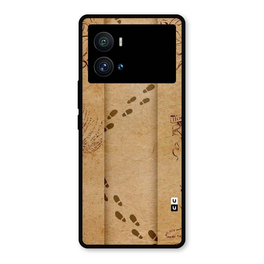Footsteps Metal Back Case for iQOO 9 Pro