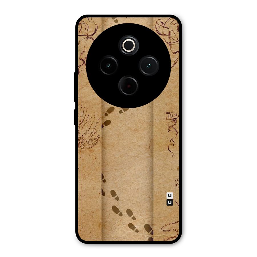 Footsteps Metal Back Case for iQOO Z10