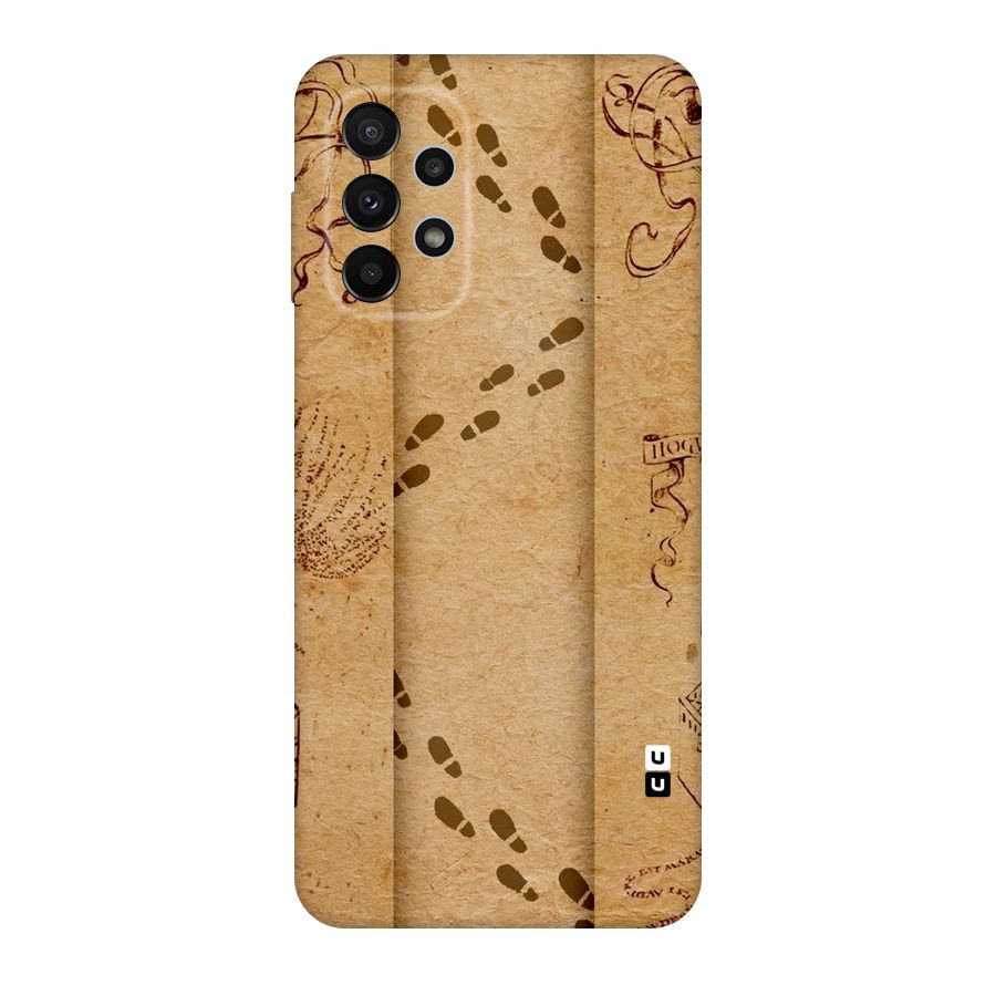 Footsteps Original Polycarbonate Back Case for Galaxy A23