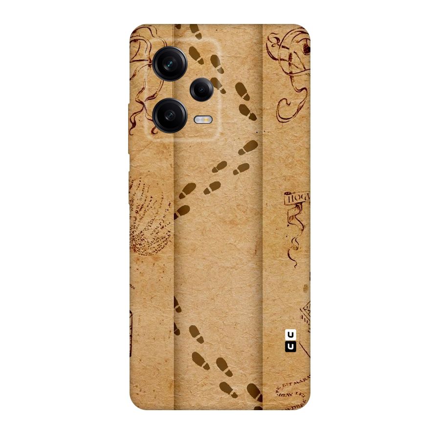 Footsteps Original Polycarbonate Back Case for Redmi Note 12 Pro