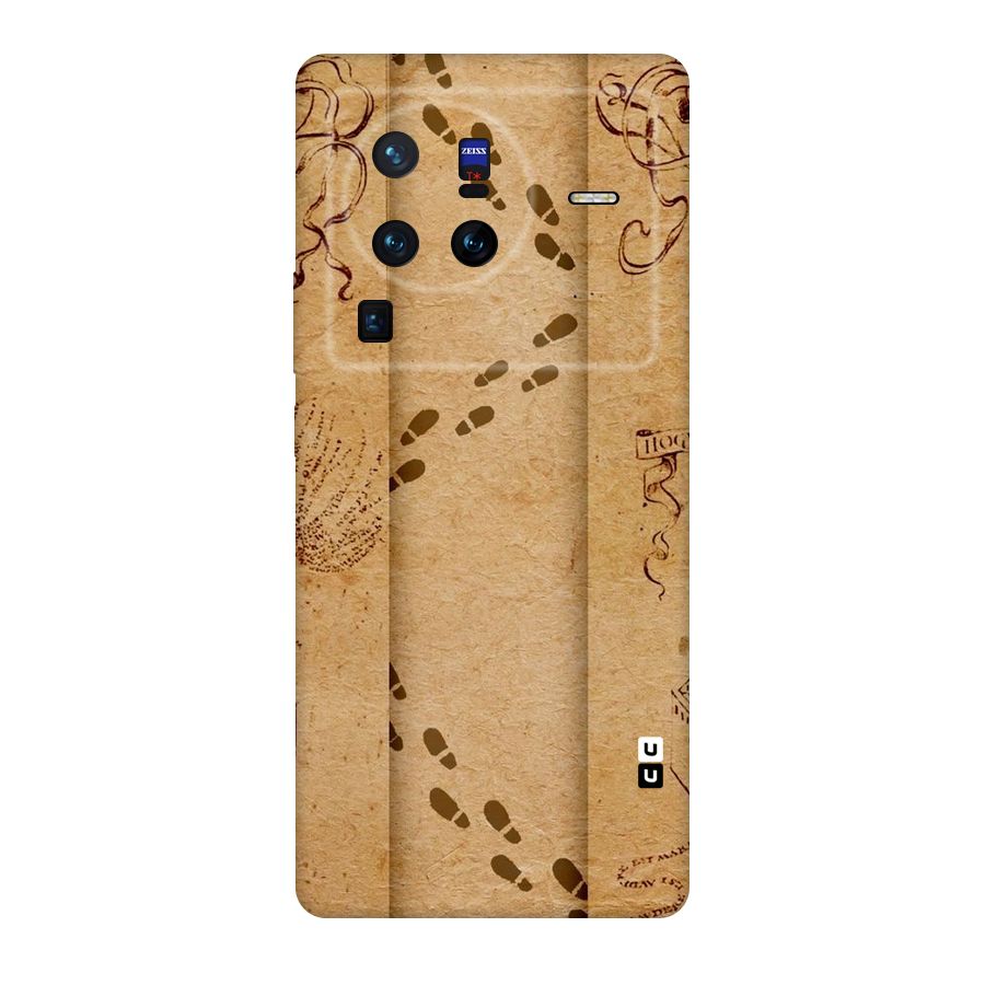 Footsteps Original Polycarbonate Back Case for Vivo X80