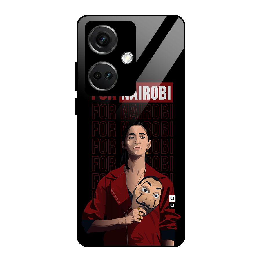 For Nairobi Money Heist Glass Back Case for OnePlus Nord CE 3 5G