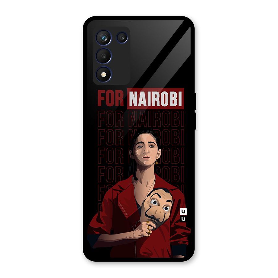 For Nairobi Money Heist Glass Back Case for Realme 9 5G Speed