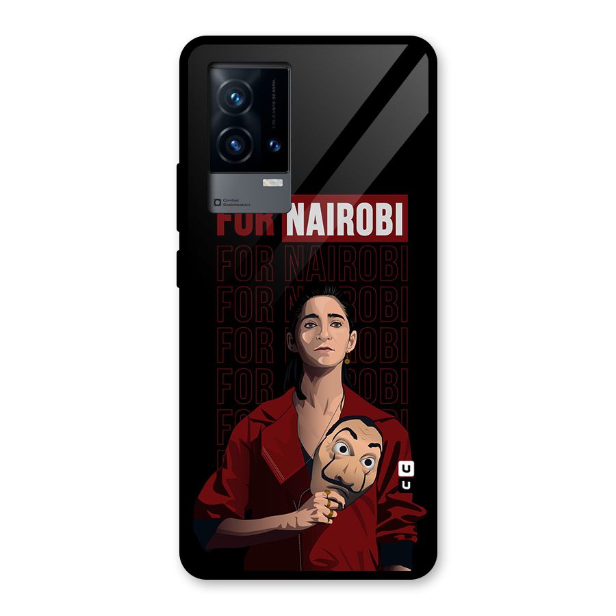 For Nairobi Money Heist Glass Back Case for iQOO 9 5G