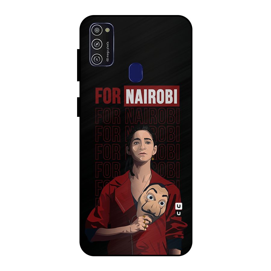 For Nairobi Money Heist Metal Back Case for Galaxy M30s