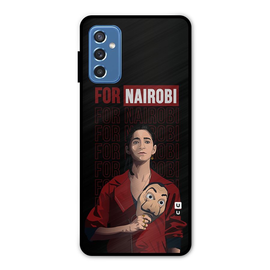 For Nairobi Money Heist Metal Back Case for Galaxy M52 5G