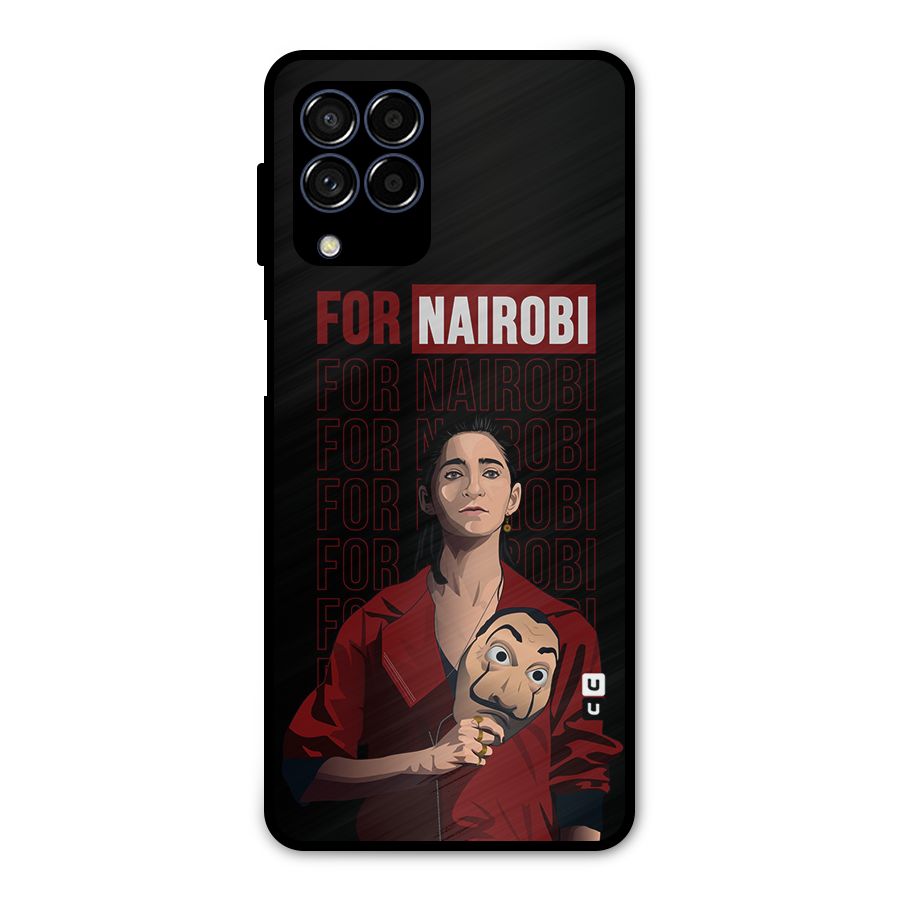 For Nairobi Money Heist Metal Back Case for Galaxy M53 5G