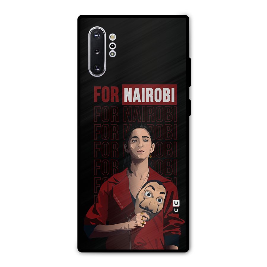 For Nairobi Money Heist Metal Back Case for Galaxy Note 10 Plus