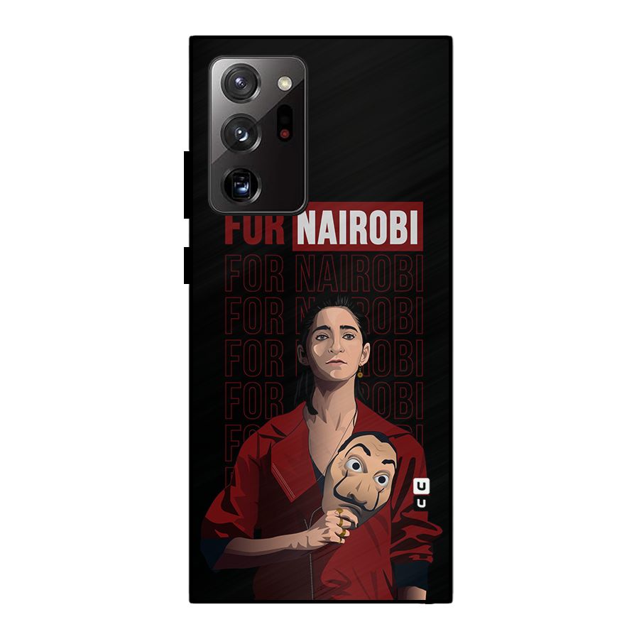 For Nairobi Money Heist Metal Back Case for Galaxy Note 20 Ultra