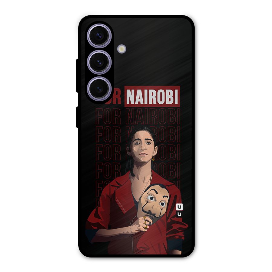 For Nairobi Money Heist Metal Back Case for Galaxy S24