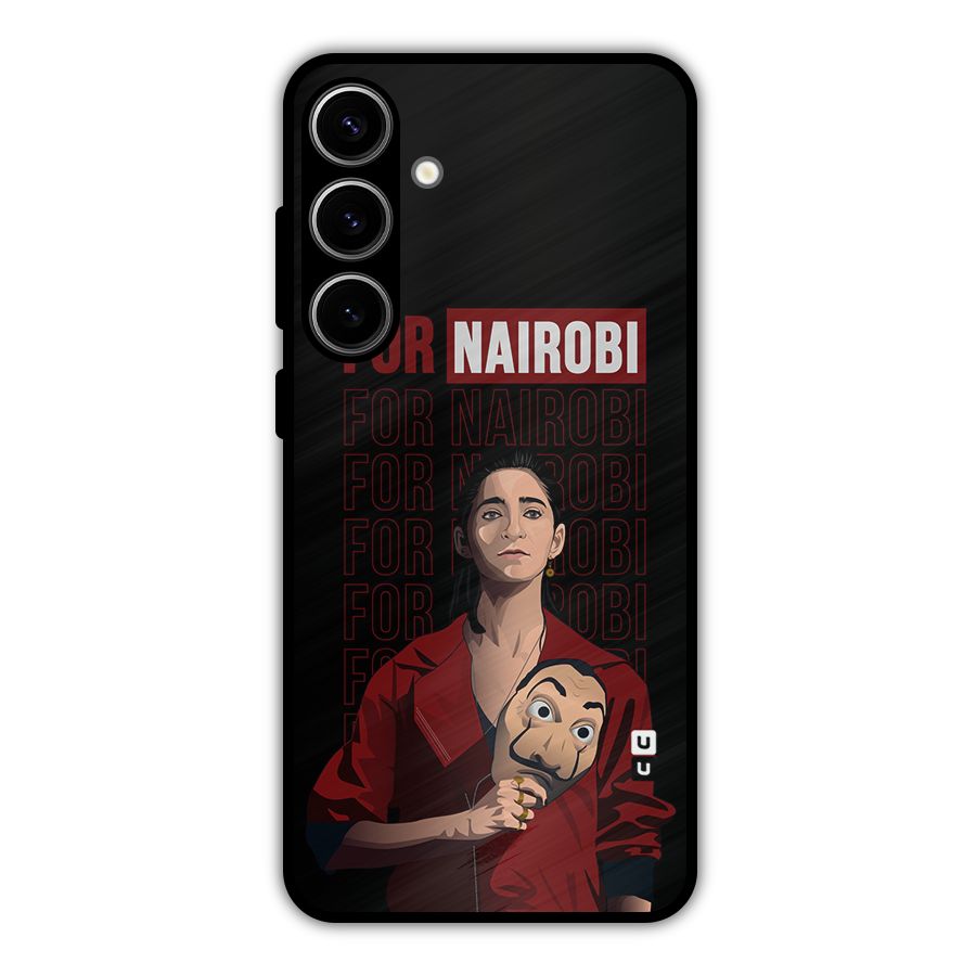 For Nairobi Money Heist Metal Back Case for Galaxy S24 Plus