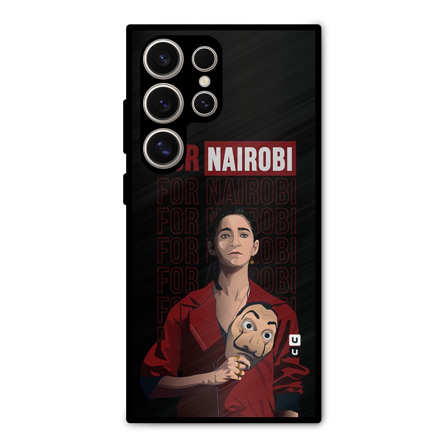 For Nairobi Money Heist Metal Back Case for Galaxy S24 Ultra