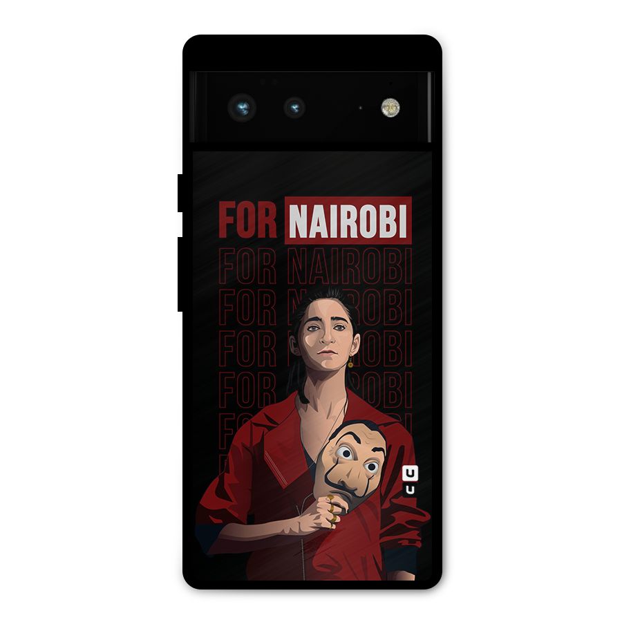 For Nairobi Money Heist Metal Back Case for Google Pixel 6