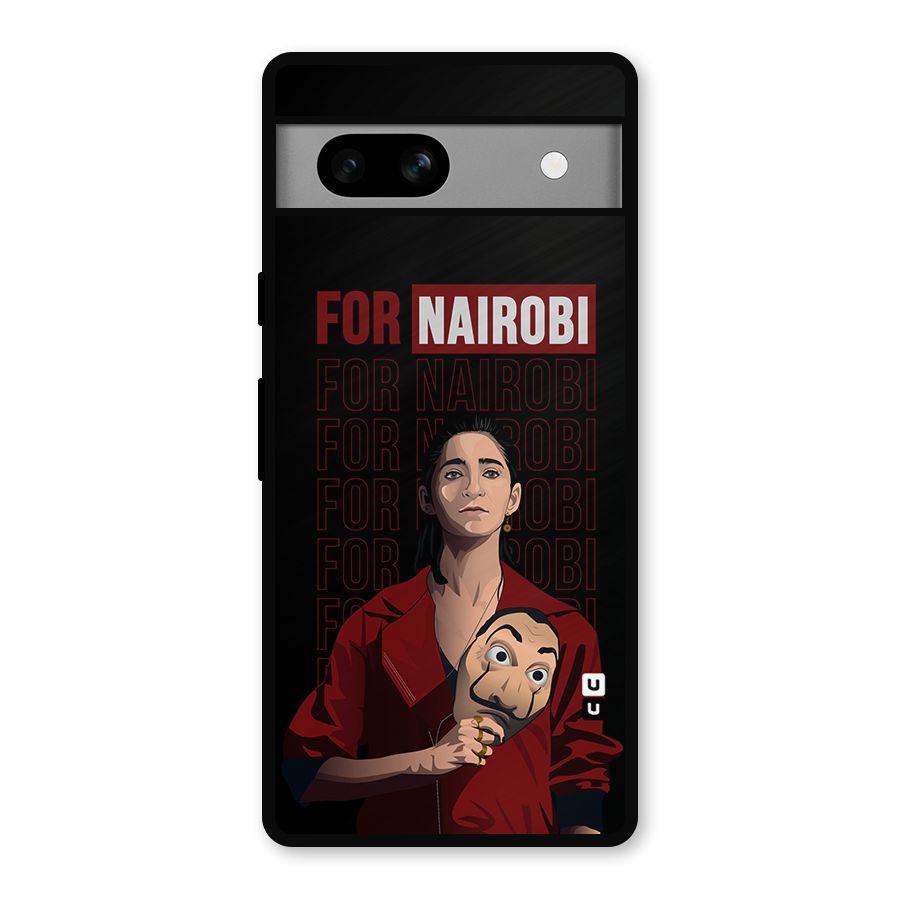 For Nairobi Money Heist Metal Back Case for Google Pixel 7a