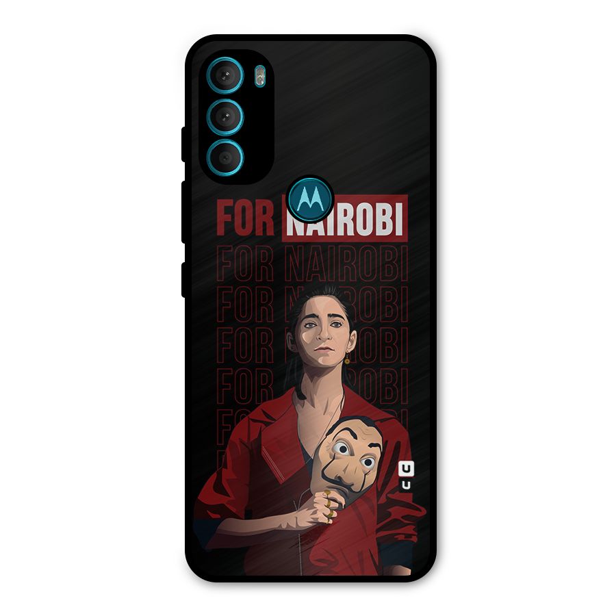 For Nairobi Money Heist Metal Back Case for Moto G71 5G