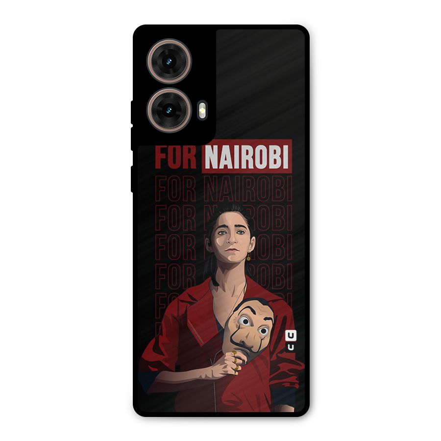 For Nairobi Money Heist Metal Back Case for Moto G85