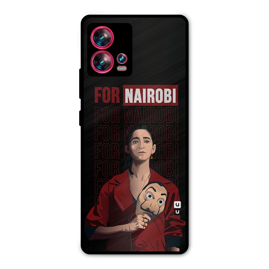 For Nairobi Money Heist Metal Back Case for Motorola Edge 30 Fusion