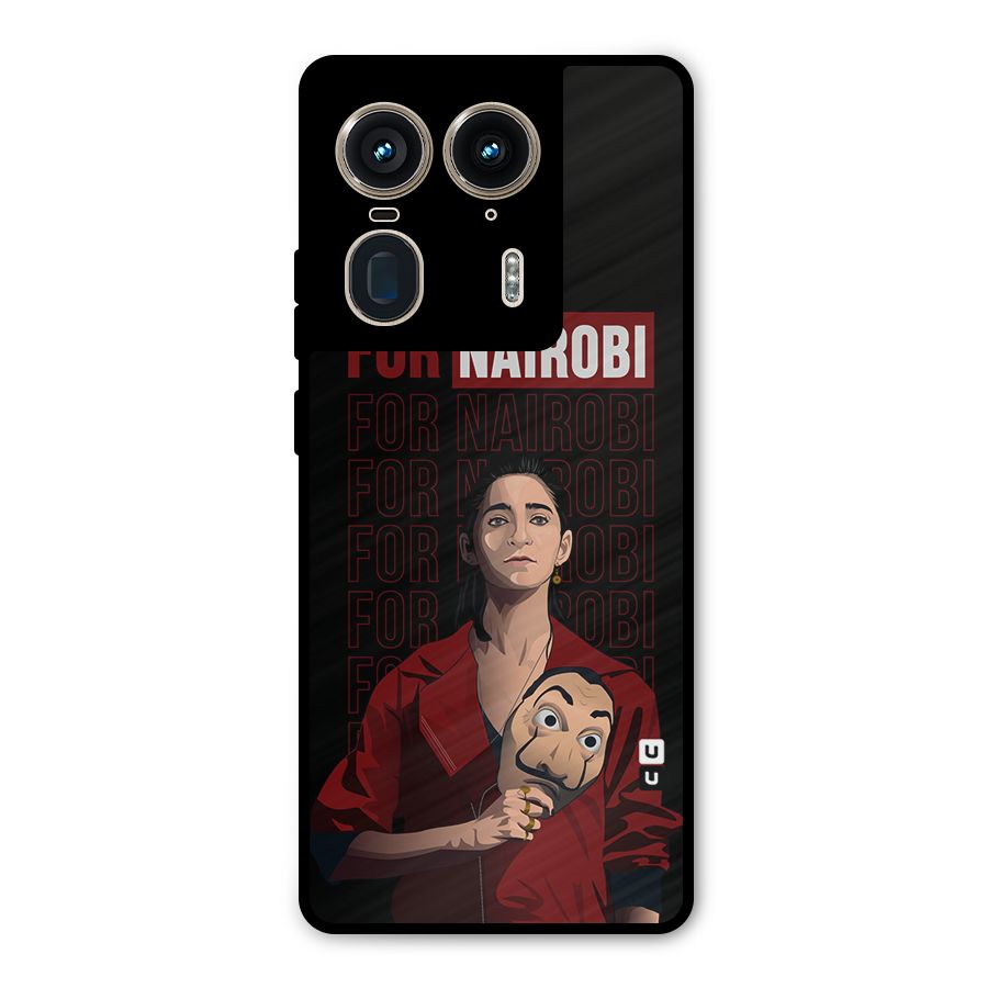 For Nairobi Money Heist Metal Back Case for Motorola Edge 50 Ultra