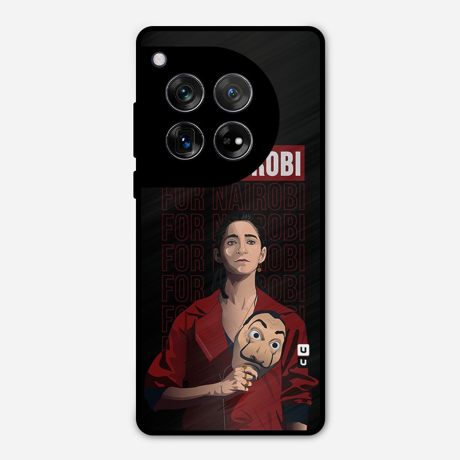 For Nairobi Money Heist Metal Back Case for OnePlus 12