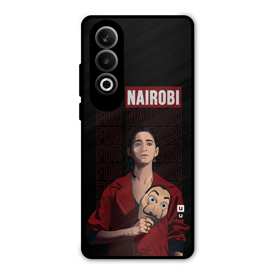 For Nairobi Money Heist Metal Back Case for OnePlus Nord CE4
