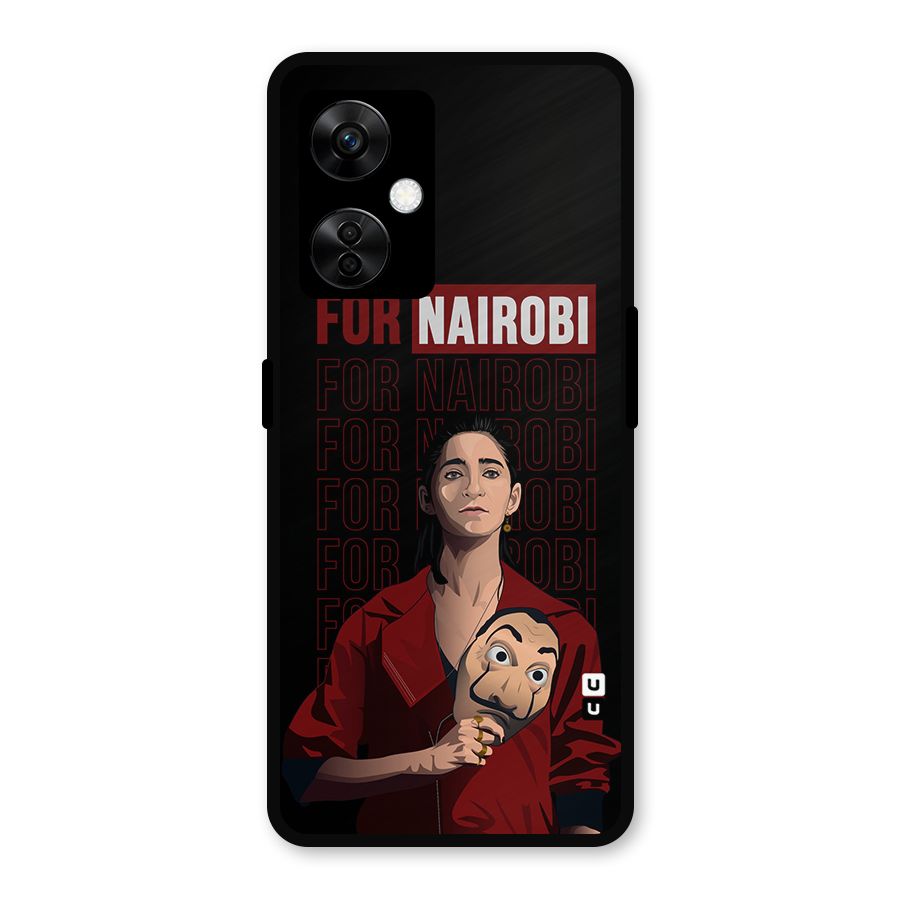 For Nairobi Money Heist Metal Back Case for OnePlus Nord CE 3 Lite