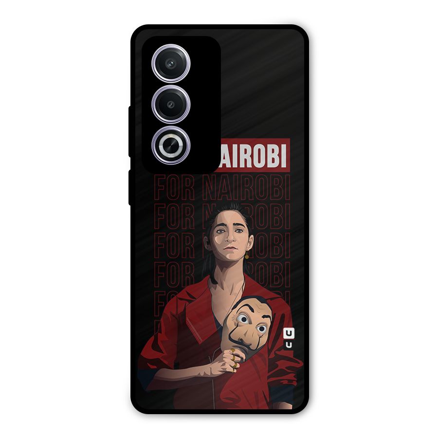 For Nairobi Money Heist Metal Back Case for Oppo K12x