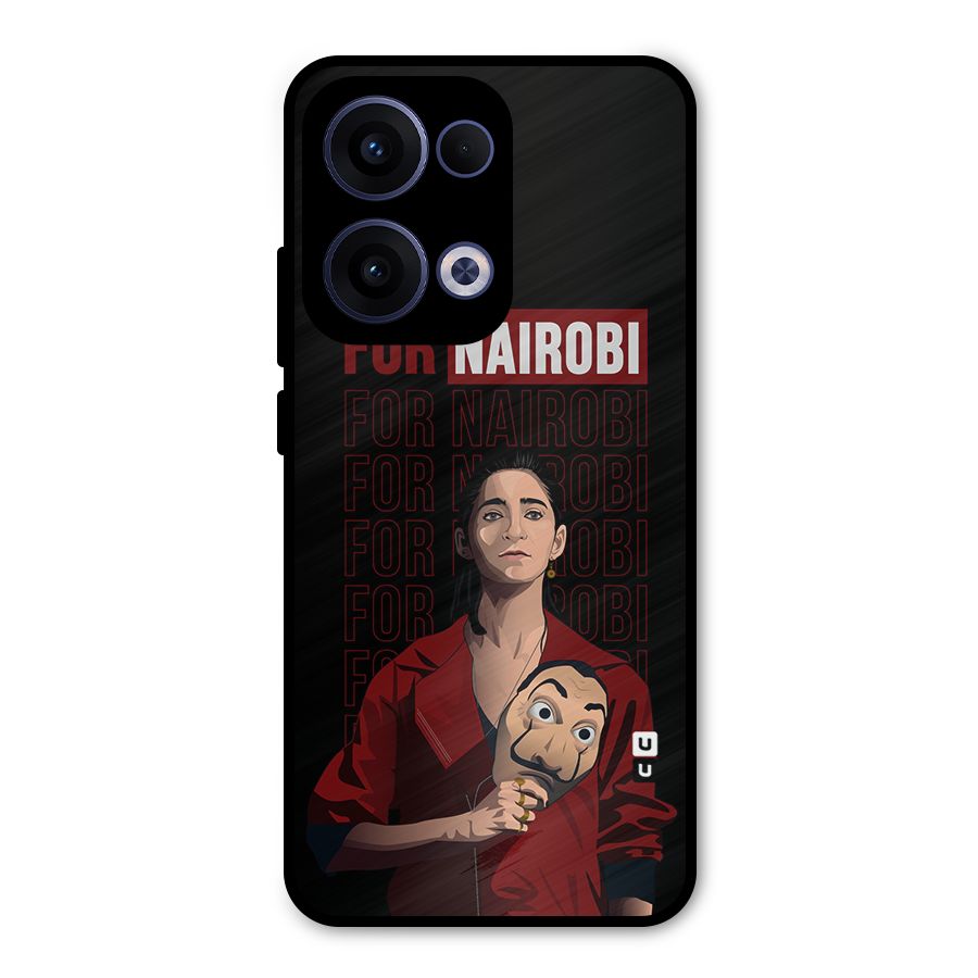 For Nairobi Money Heist Metal Back Case for Oppo Reno13