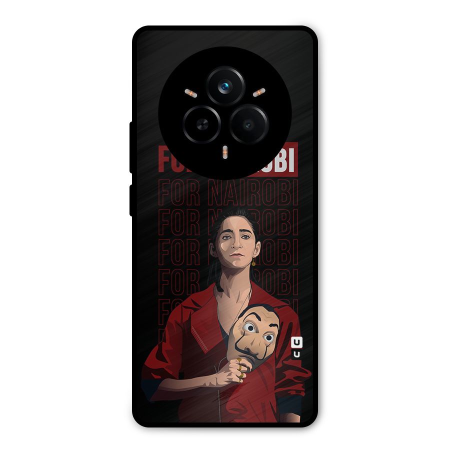 For Nairobi Money Heist Metal Back Case for Realme 14 Pro