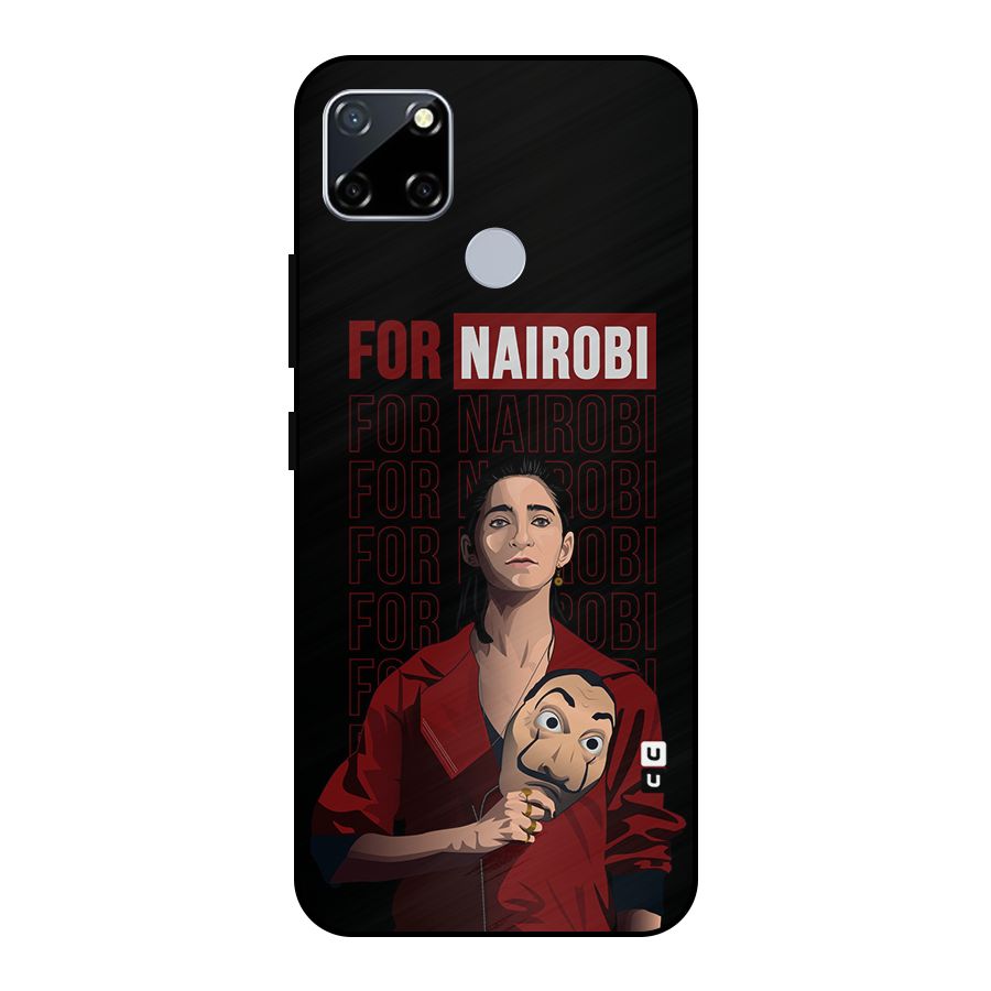For Nairobi Money Heist Metal Back Case for Realme Narzo 20