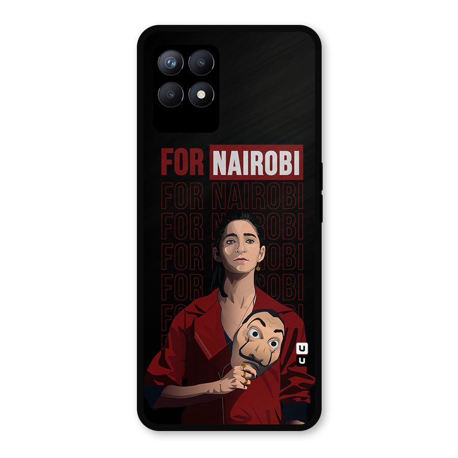For Nairobi Money Heist Metal Back Case for Realme Narzo 50