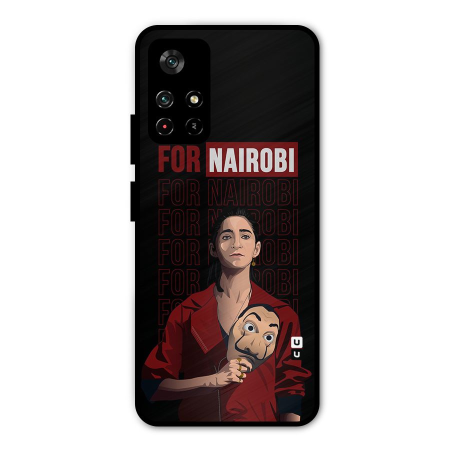 For Nairobi Money Heist Metal Back Case for Redmi Note 11T 5G