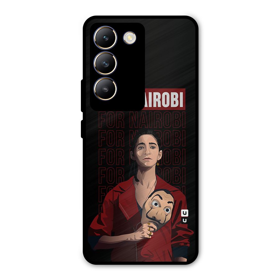 For Nairobi Money Heist Metal Back Case for Vivo T3 5G