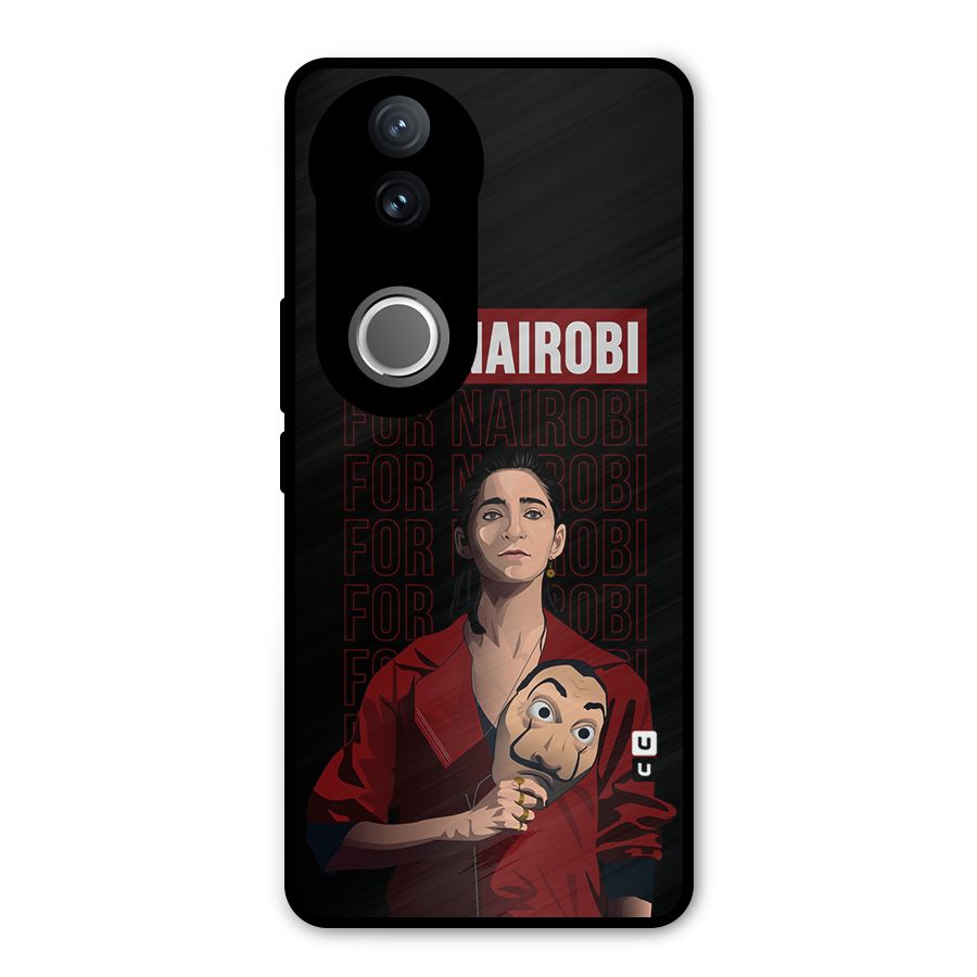 For Nairobi Money Heist Metal Back Case for Vivo V50e