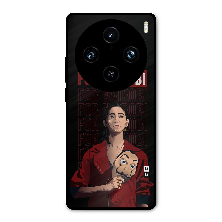 For Nairobi Money Heist Metal Back Case for Vivo X100 Pro
