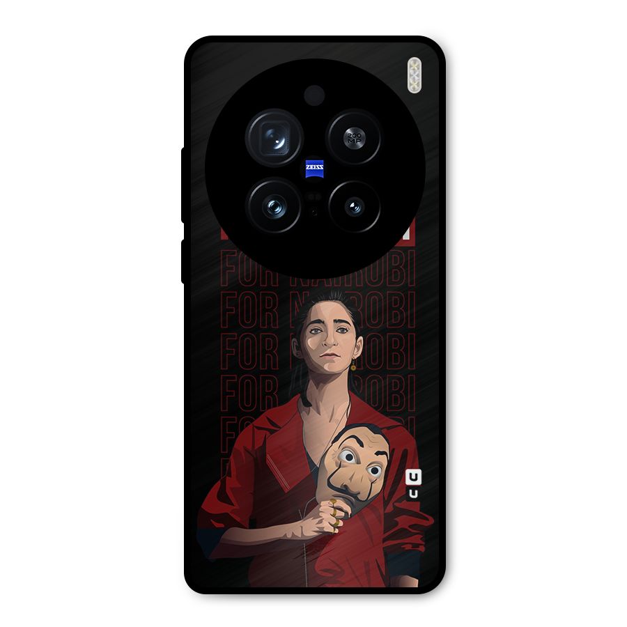 For Nairobi Money Heist Metal Back Case for Vivo X200 Pro