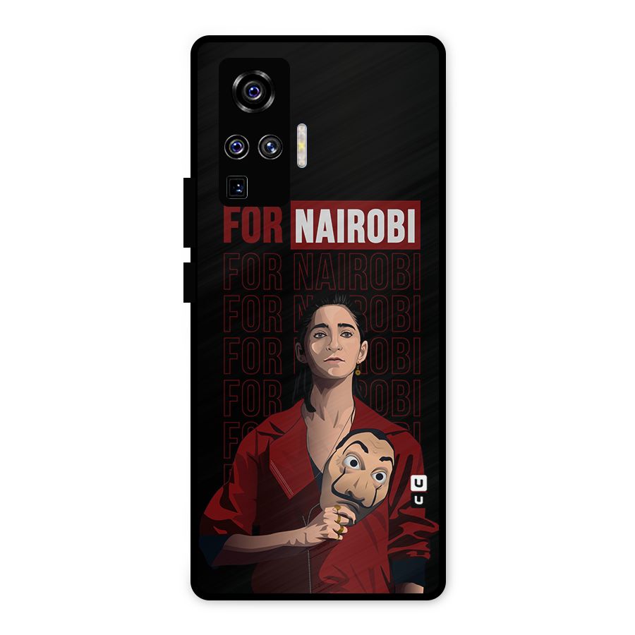 For Nairobi Money Heist Metal Back Case for Vivo X50 Pro