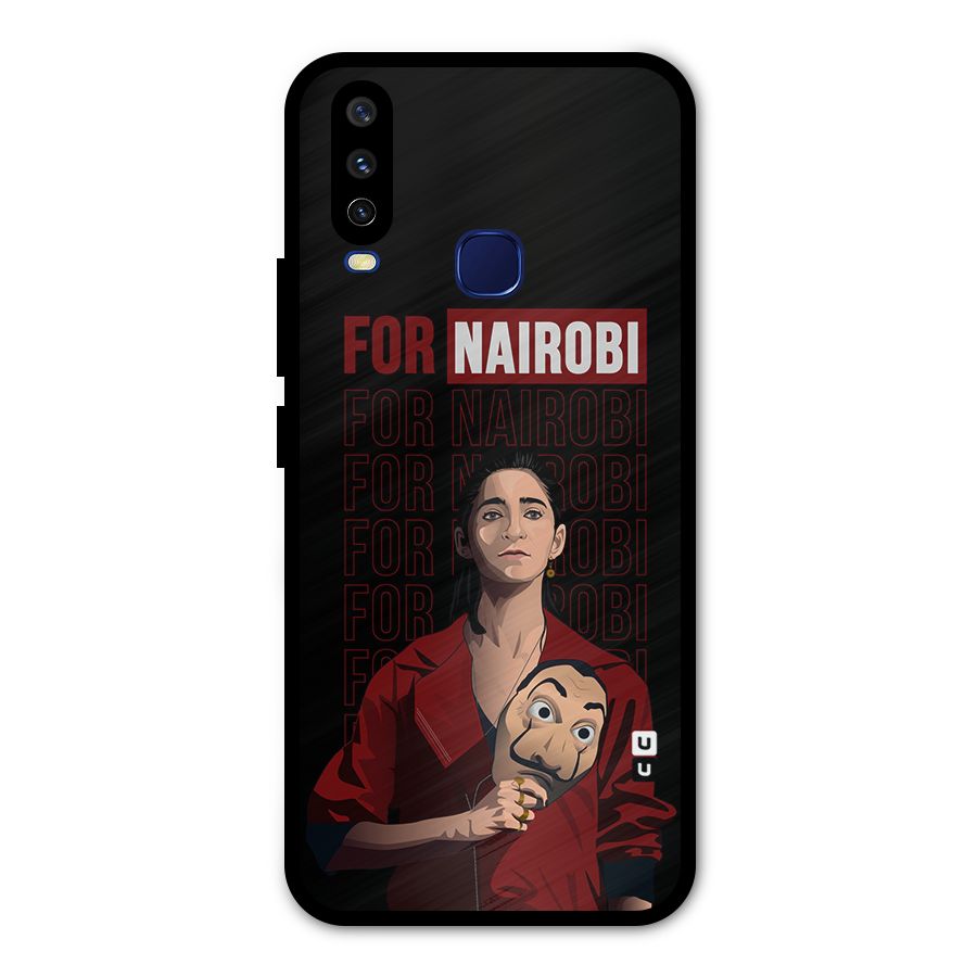 For Nairobi Money Heist Metal Back Case for Vivo Y12
