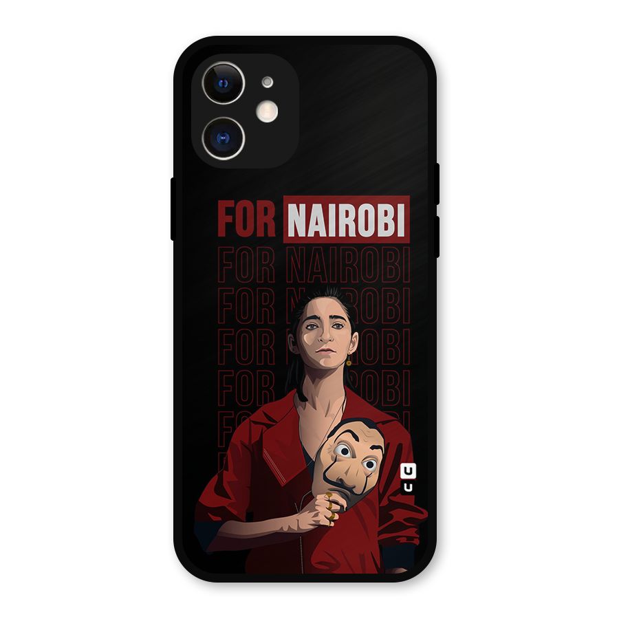 For Nairobi Money Heist Metal Back Case for iPhone 12