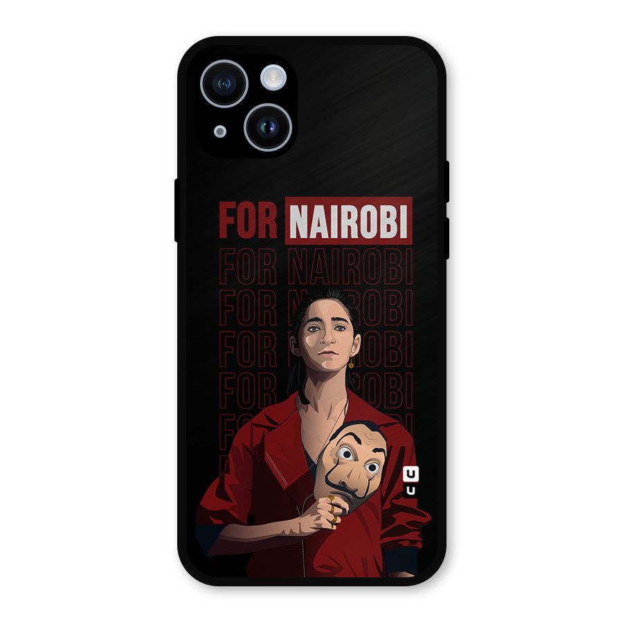For Nairobi Money Heist Metal Back Case for iPhone 14