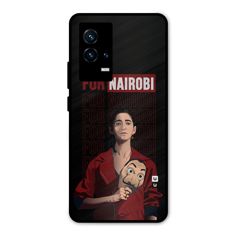 For Nairobi Money Heist Metal Back Case for iQOO 9 5G