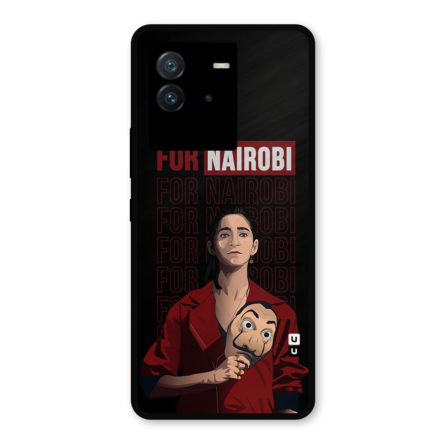For Nairobi Money Heist Metal Back Case for iQOO Neo 6 5G