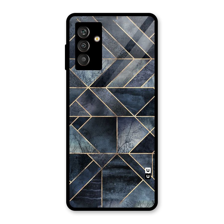 Forest Abstract Lines Glass Back Case for Galaxy M13