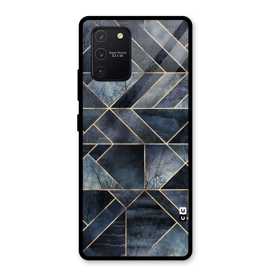 Forest Abstract Lines Glass Back Case for Galaxy S10 Lite